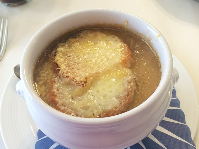 Bistrot du boeuf rouge - onion soup